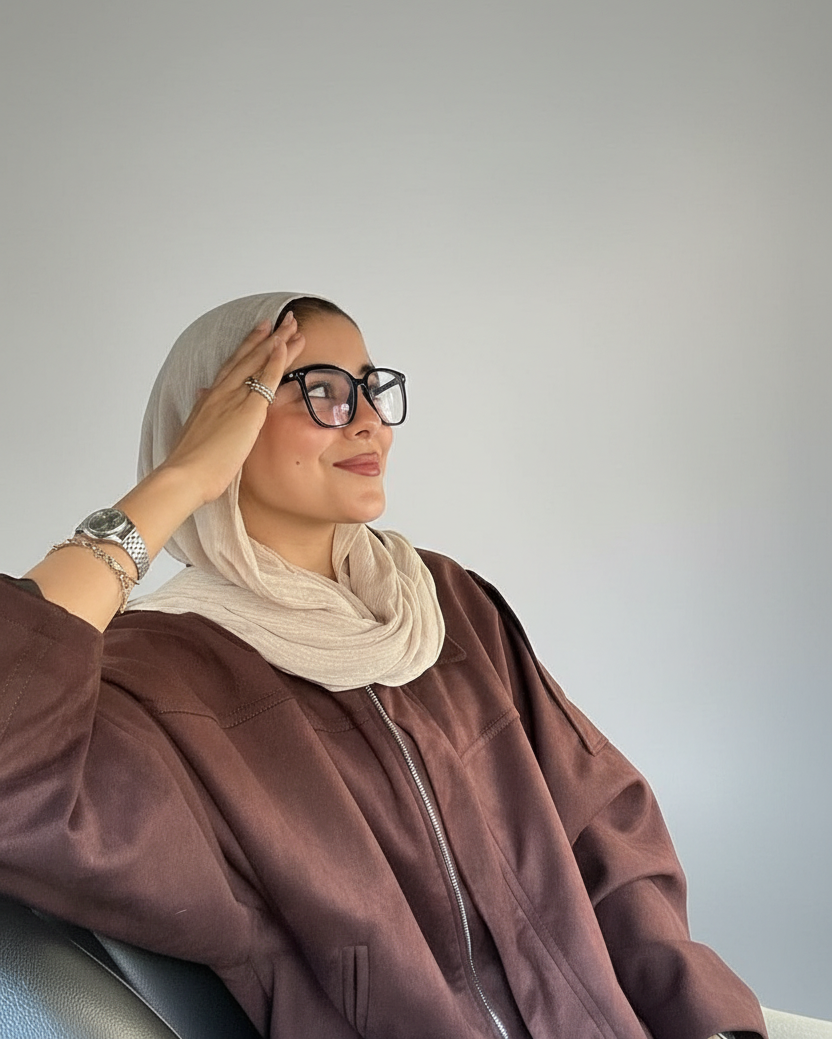 Suede bomber jacket - Dark Brown