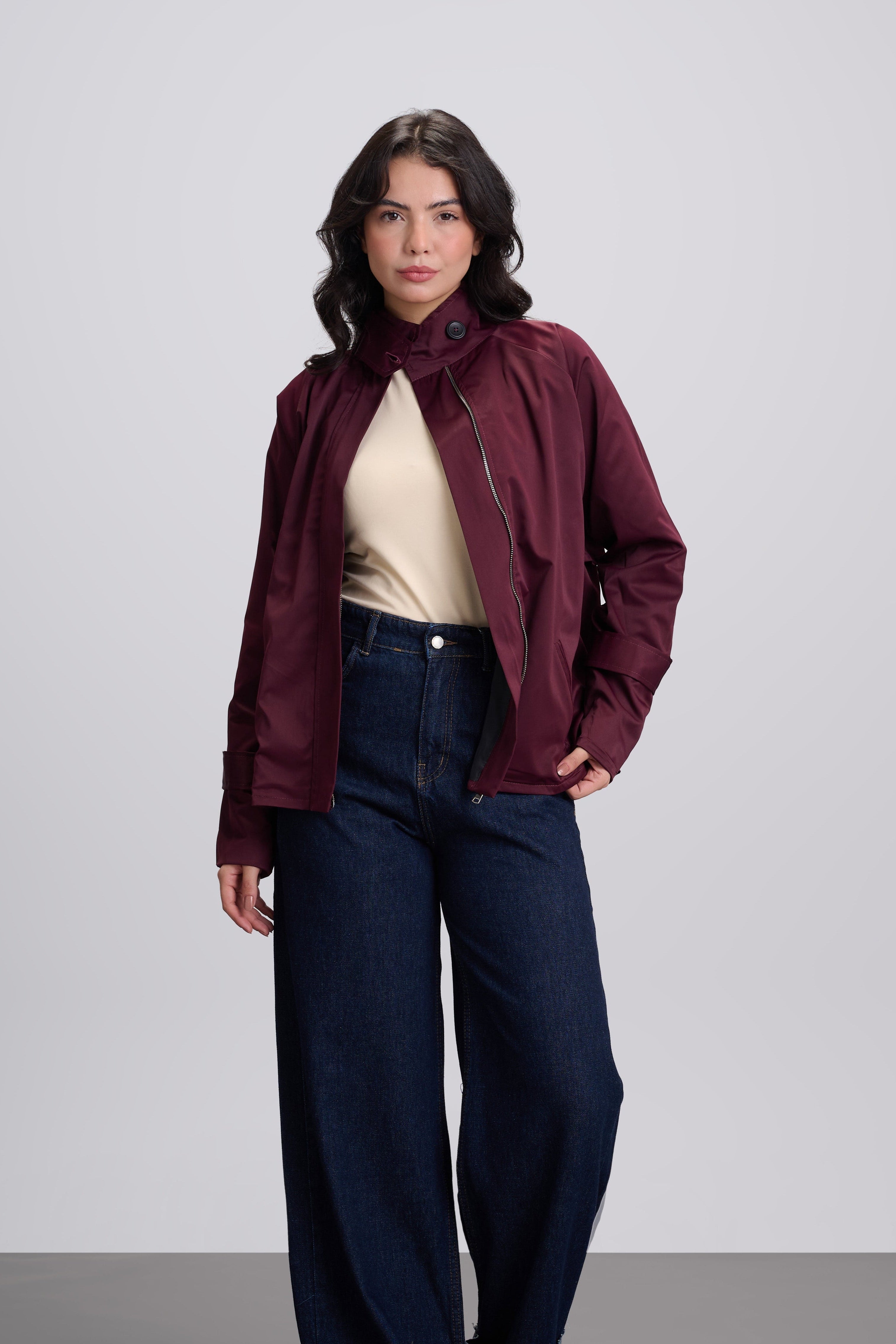 Windbreaker - Burgundy