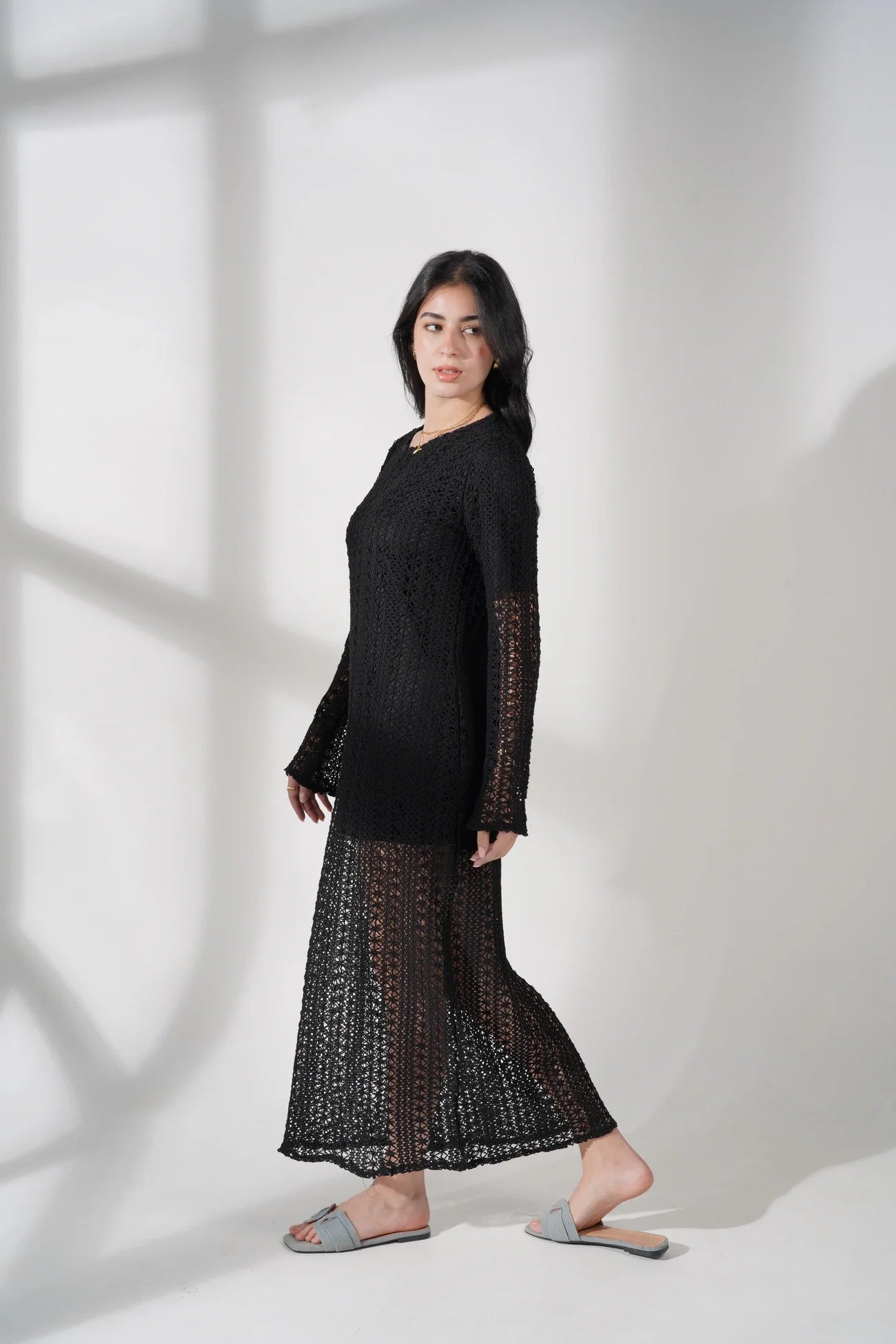 Knitted Dress _ Black