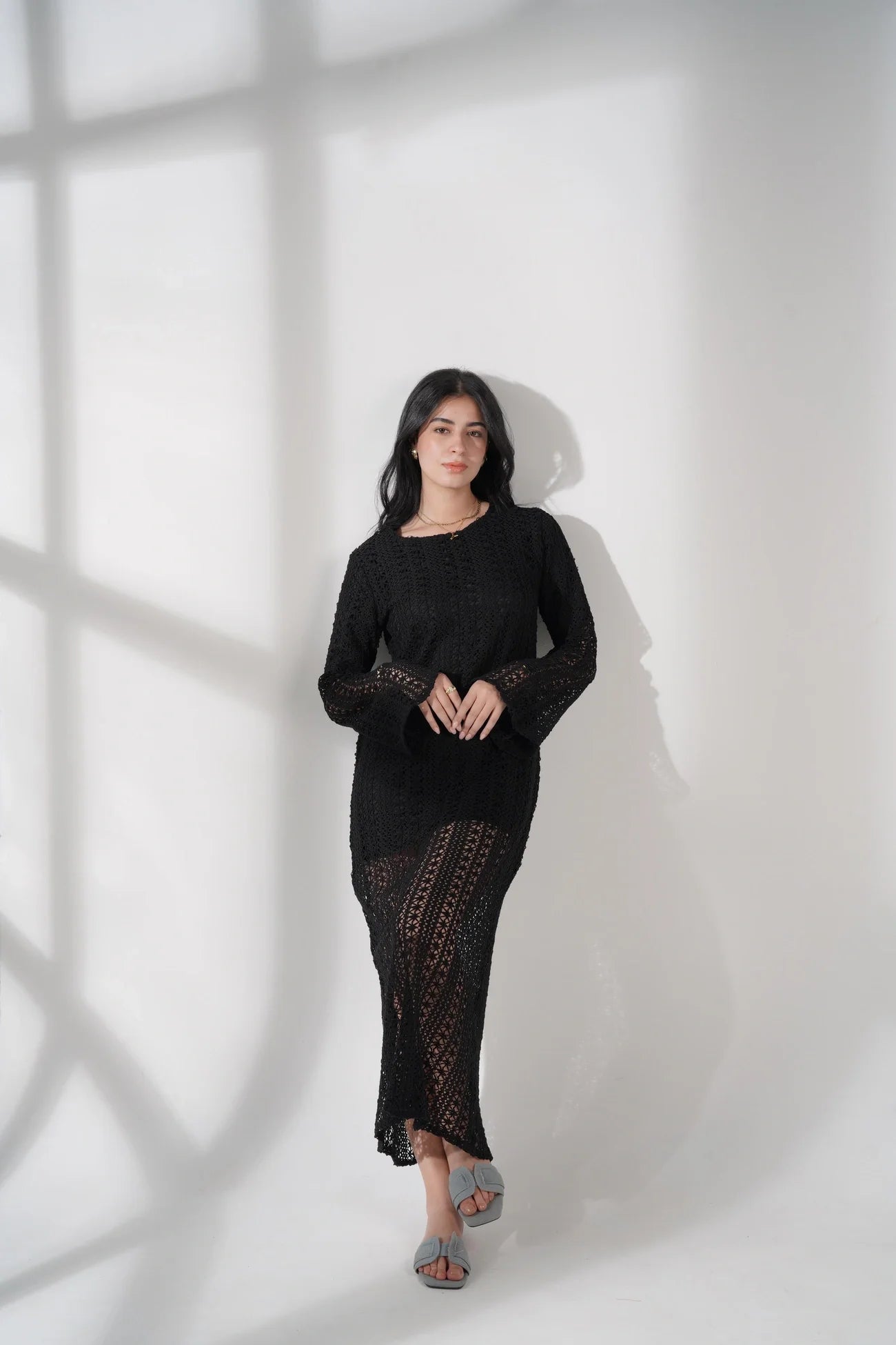 Knitted Dress _ Black