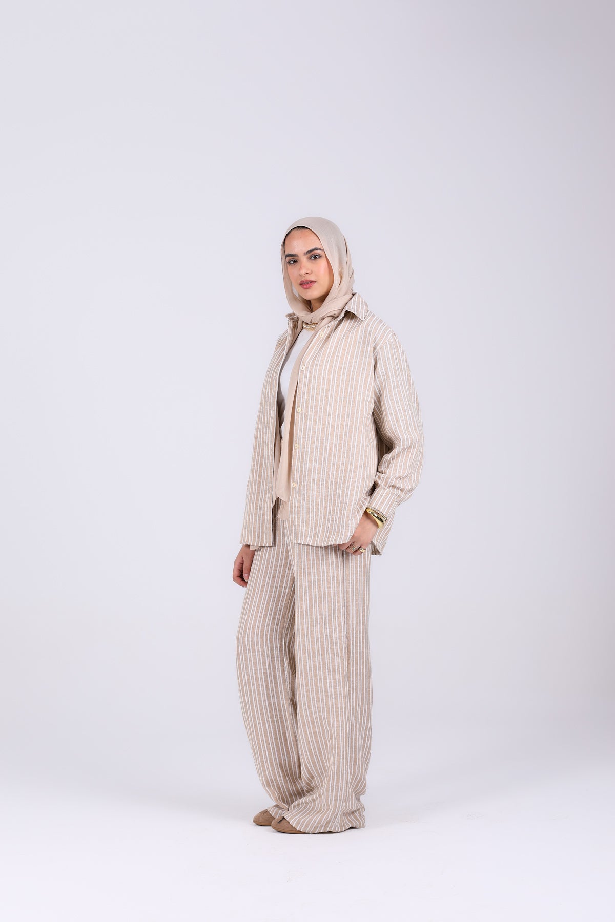Mocha stripped set