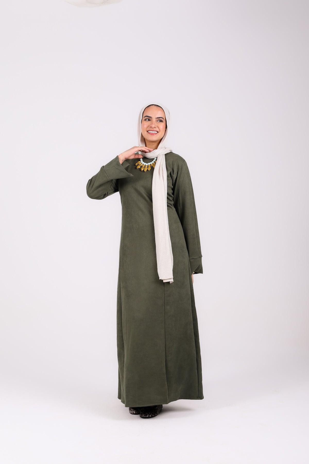 Layali Dress - Olive