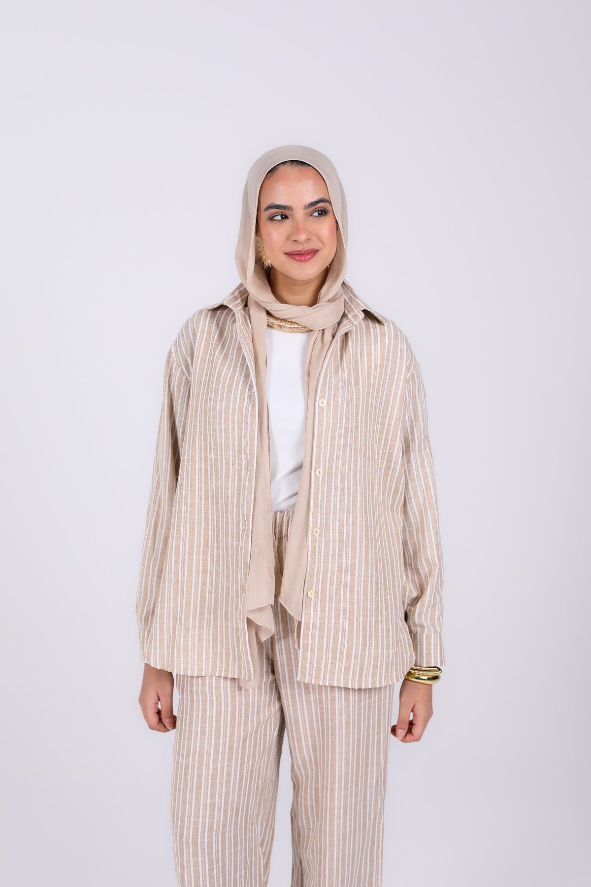 Mocha stripped set