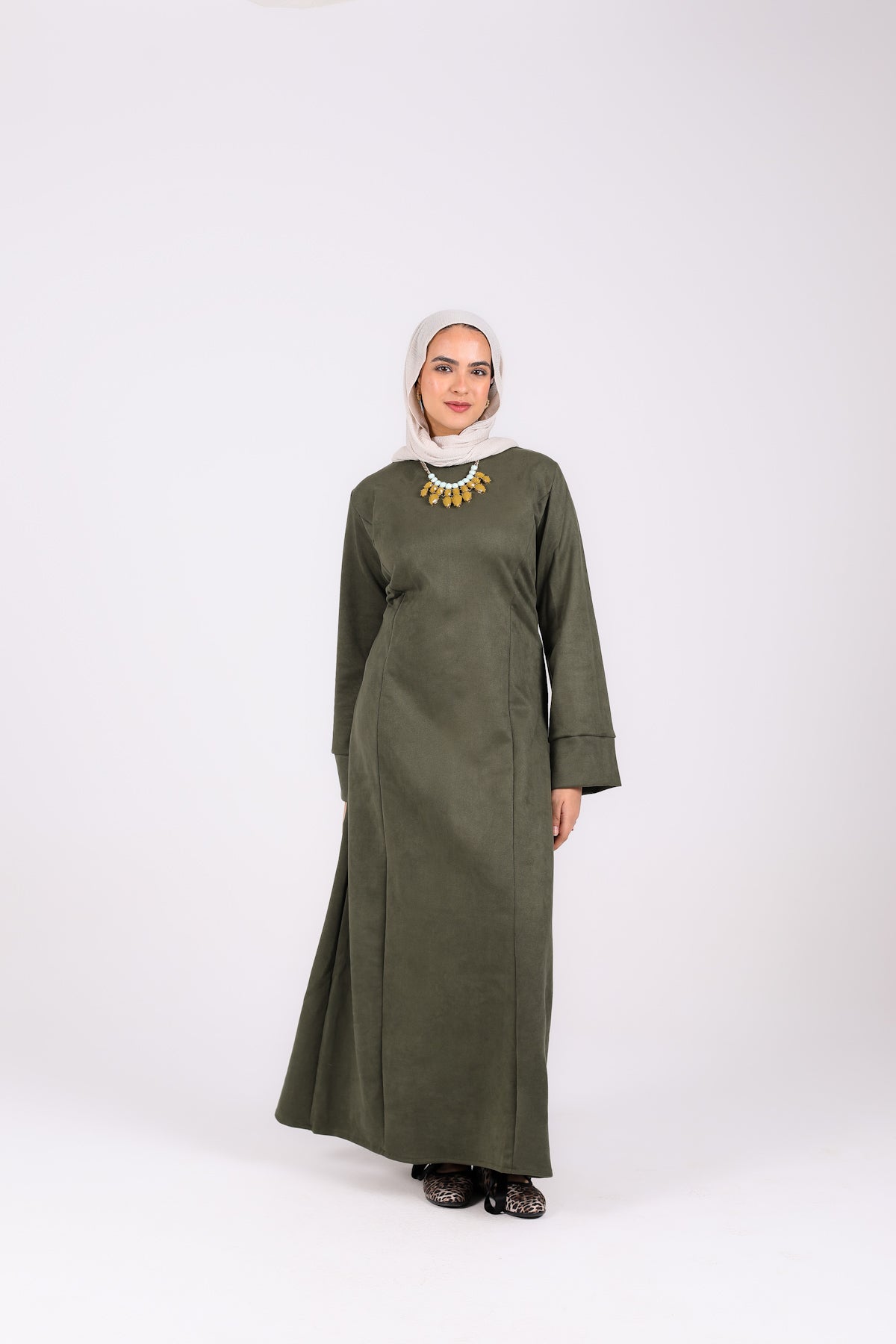 Layali Dress - Olive