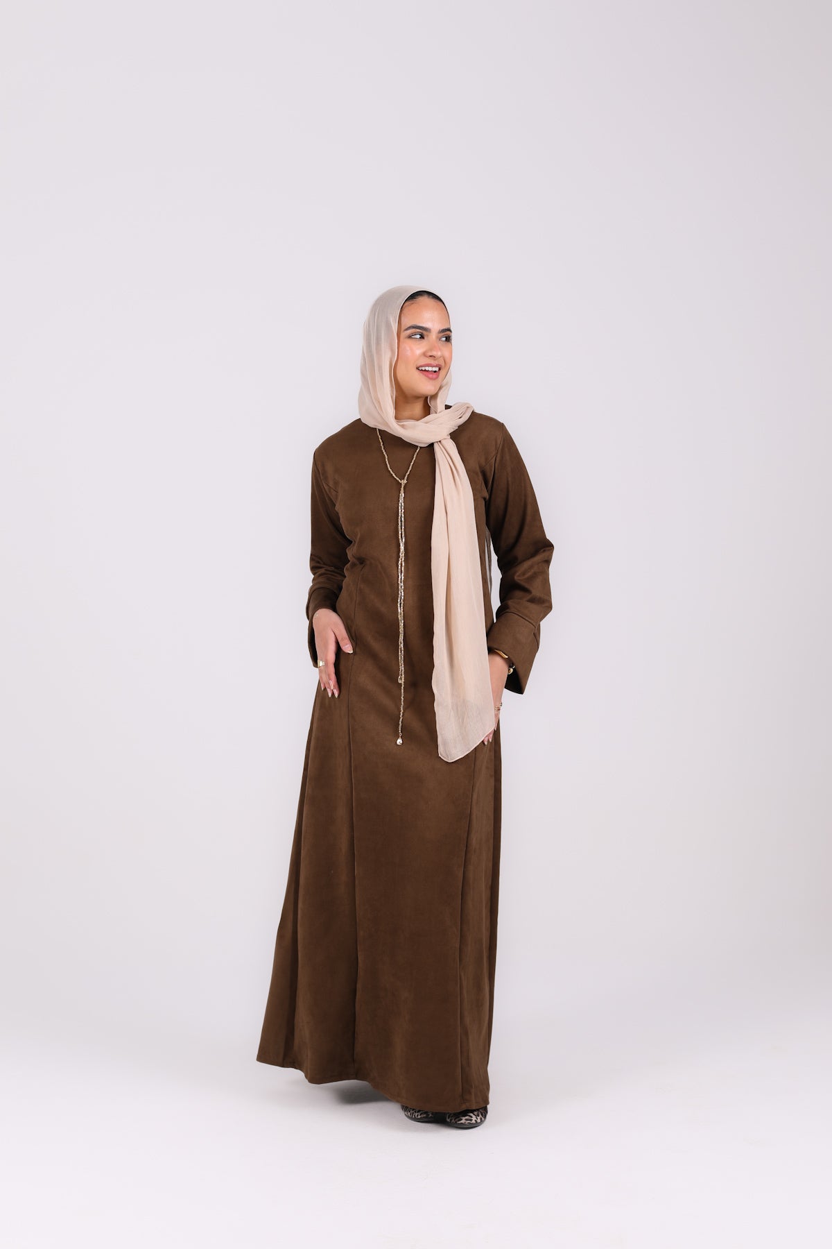 Layali Dress - Brown