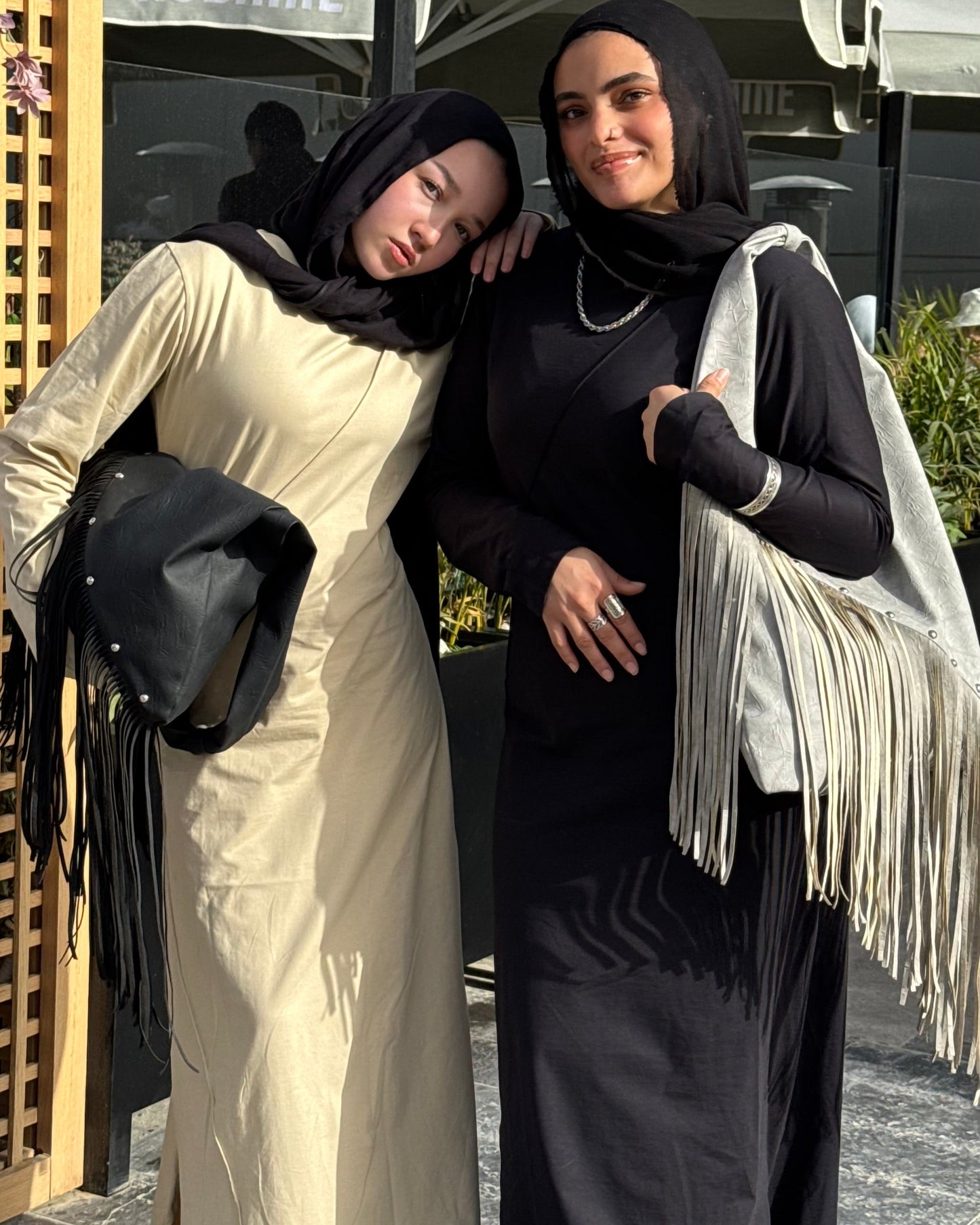 Basic dress in Cream