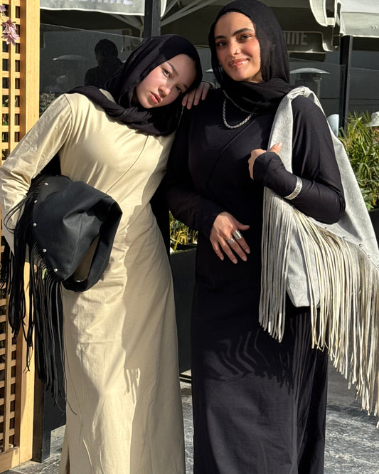 Basic dress in Cream