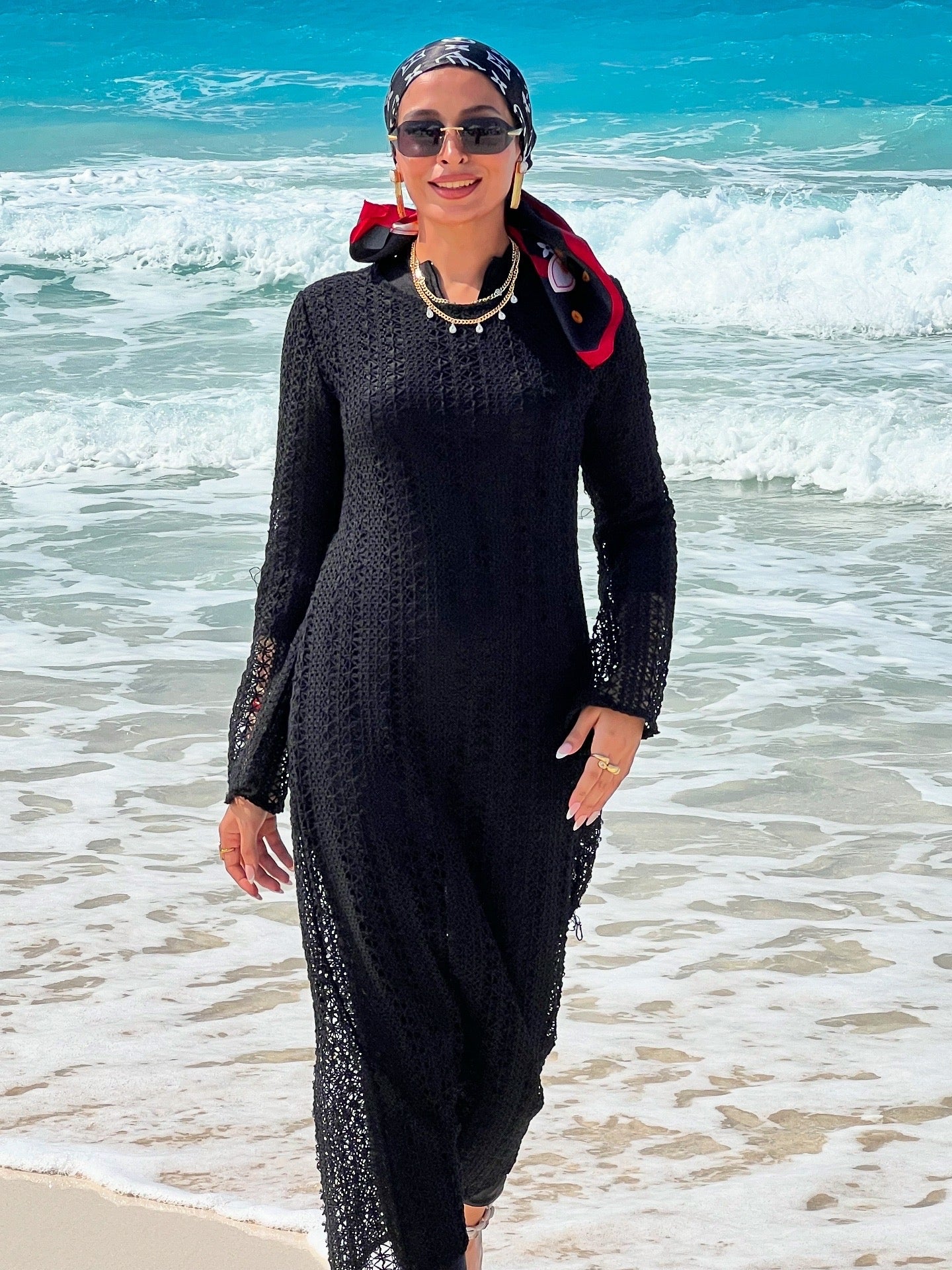 Knitted Dress _ Black