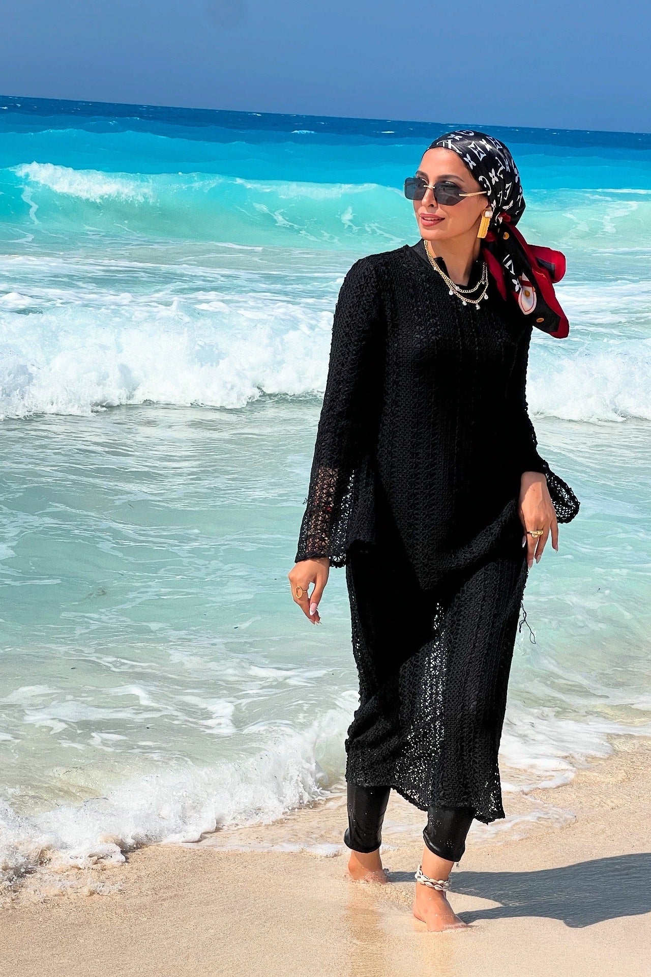 Knitted Dress _ Black